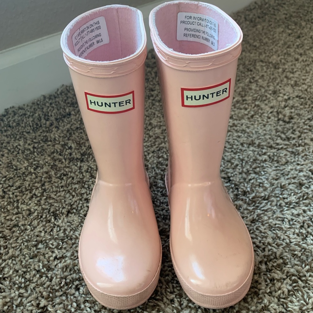 Girls hunter boots size UK7/US8